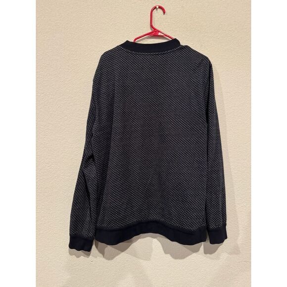 Armani Exchange‎ Men's Jacquard Zip Through Cardigan Size XL Gray - Picture 2 of 5